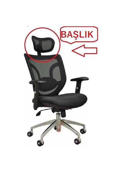 Fleli Ofis Koltuk Başlığı