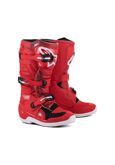 Alpinestars Tech 7s Kros Çocuk Motosiklet Botu Kırmızı