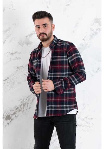 Advante Slimfit Erkek Ekoseli Oduncu Gömlek