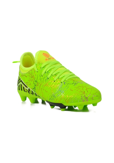 Neon Sarı Suni Deri Çocuk Krampon Fk-241-129 F Krampon Neon Sari Sarı