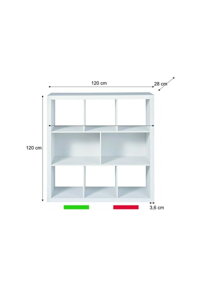 Mdf Strabon Kitaplık Beyaz Mdf Strabon Kitaplık Beyaz