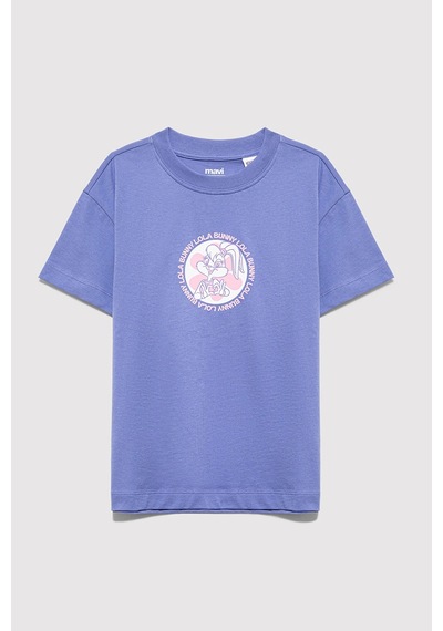 Mavi Kız Çocuk T Shirt 7610416-70662 Mor