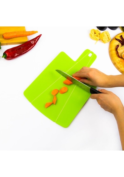 Katlanabilir Kesme Panosu Katlanabilir Kesme Tahtası Kullanışlı Pratik Plastik Yeşil Diğer