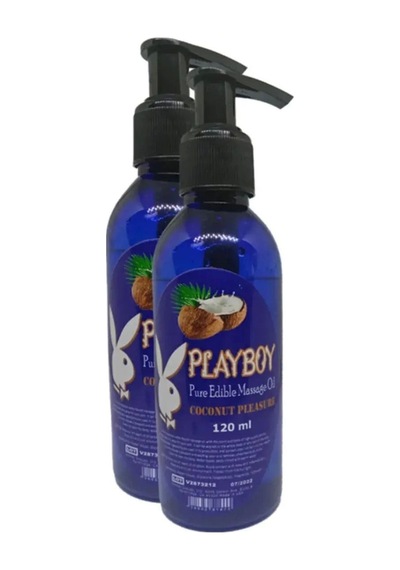 Pure Edible Massage Oil 240ml Hindistan Cevizi Aromalı Masaj Yağı X 2 Adet
