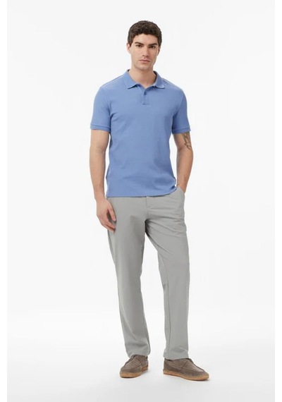 Nautica Erkek Mavi Slim Fit Polo Yaka T-shirt-14494