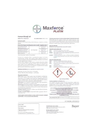 Maxforce Platin Hamamböceği Jeli 20 Gr