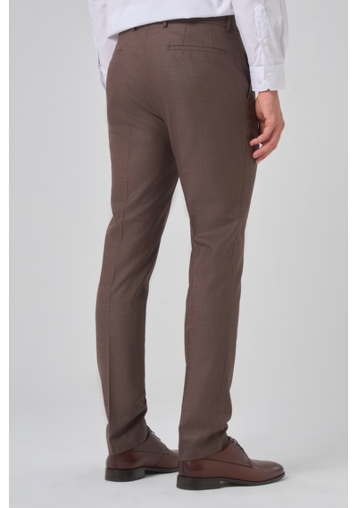Morven Erkek Kahve Klasik Slim Fit Dar Kesim Pantolon 26mc003006400 Kahve