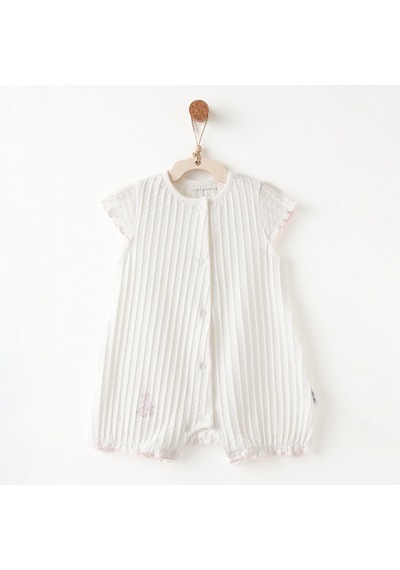 Andywawa Kız Bebek Tulum Romper Anw-ac26513 Ekru
