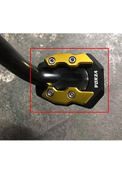 Honda Forza 250 2018-2022 Ayak Genişletme Yan Sehpa Kaz Ayak Titanyum Renk Titanyum