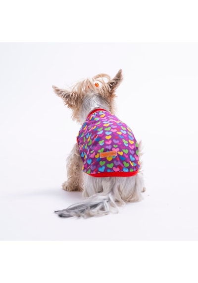 Hearts Tişört Kedi Köpek Tişörtü-kedi Köpek Kıyafeti