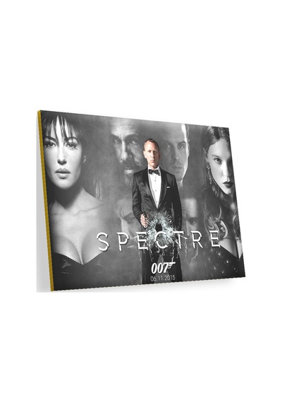 Cakasepetim James Bond Spectre 007 Ahşap Mdf Tablo