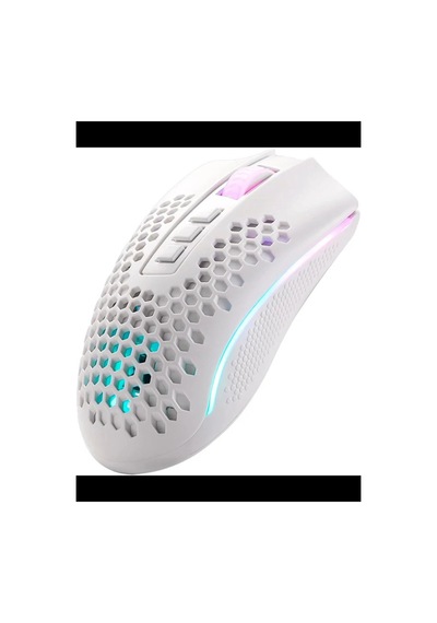 Mouse Gamer Storm Pro M808w-ks Beyaz Kablosuz, Petek Şekli, Kablosuz, 2.4ghz, Usb Dongle/usb Kablola M808-ks