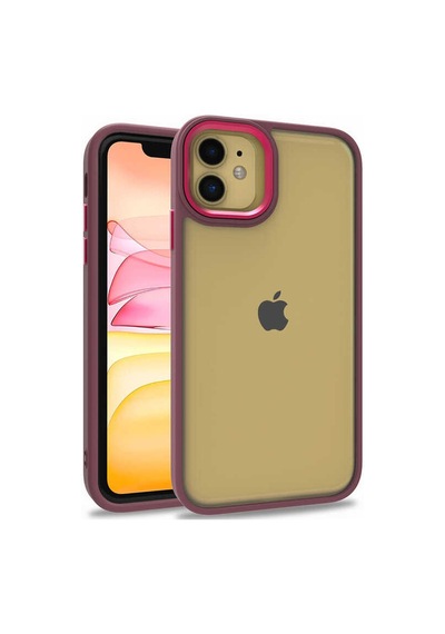 Apple Uyumlu iPhone 11 Kılıf Kamera Korumalı Pastel Renkli Şık Silikon Kapak