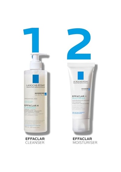 La Roche-posay Effaclar H Isobiome Creme Lavante Temizleyici Kurutucu Bakım Alan Ciltler İçin 390 Ml