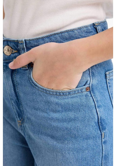 Defacto 90s Wıde Leg Geniş Paça Jean Pantolon Kız Çocuk G4648a826smnm39 Mavi-nm39