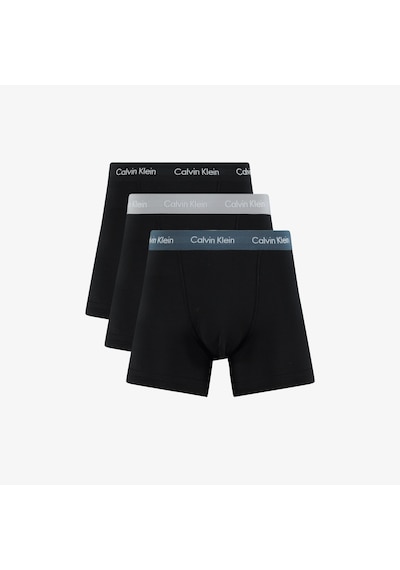 Calvin Klein Trunk 3'lü Erkek Siyah Boxer Düz 0000u2662g Siyah