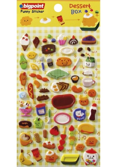 Bigpoint Sticker Karışık Yiyecekler X 15 Adet