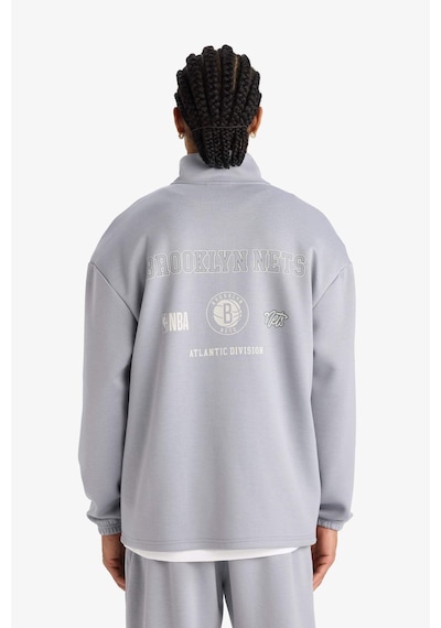 Defacto Defactofit Nba Brooklyn Nets Boxy Fit Dik Yaka Fermuarlı Sırt Baskılı Skuba Dalgıç Kumaş Sweatshirt E8764ax25augr445 Gri Defacto Defactofit Nba Brooklyn Nets Boxy Fit Dik Yaka Fermuarlı Sırt Baskılı Skuba Dalgıç Kumaş Sweatshirt E8764ax25augr445 Gri