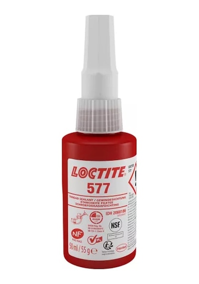 Loctite 577 Orta Mukavemetli Hızlı Kuruma Dişli Boru Sızdırmazlığı İçin 50 Gr/ml