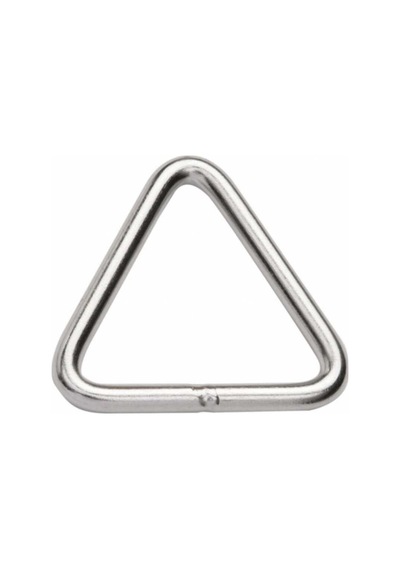 Paslanmaz Krom Üçgen. Üçgen Halka. 4mm Çap 40x40mm