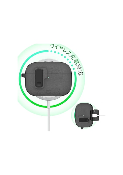Mobaxaksesuar Apple Uyumlu AirPods Pro 3. Nesil İle Kılıf Standlı Kilitli Tpu Premium Matte Trip Case Koyu Yeşil