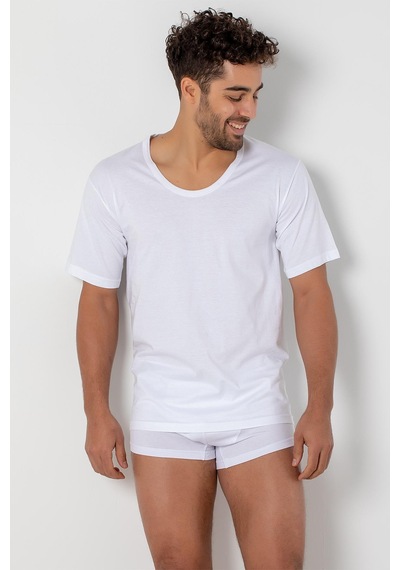 Doremi Penye Erkek Bisiklet Yaka Kısa Kol Fanila Beyaz-7 / 3xl Beyaz