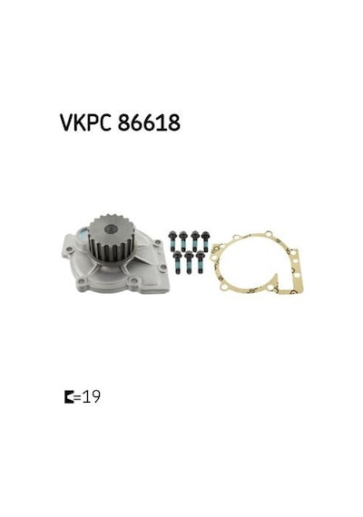 SKF VKPC86618 Devirdaim Laguna I Safrane-S40 V40 V50-S60 S70 2.0 16V Focus II Kuga-Mondeo IV Smax 2.5