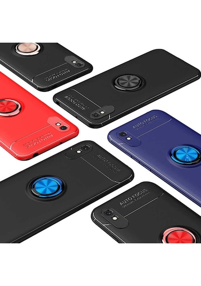 Xiaomi Redmi 9A Kilif Yüzüklü Magnetli Ravel Case 360697608