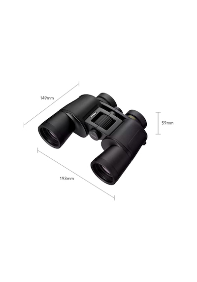 Nikon Actıon 10x42 Dürbün Baa971wa Doğa, Kamp Ve Kuş Gözlemi İçin Porro Prizma Optik Dürbün Siyah