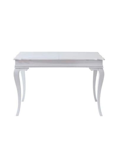 Rustik Açılır Yemek Masası 90x140 Beyaz Rustik Açılır Yemek Masası 90x140 Beyaz