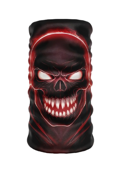 Bebo Store Skull-174 Extreme Spor Motor Kullananlara Özel Desenli Reflektörlü Buf Boyunluk Bandana Balaklava