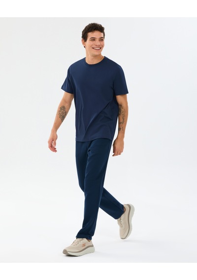 Skechers M Essential T-shirt Erkek Lacivert Tshirt S2510017-0505 Lacivert