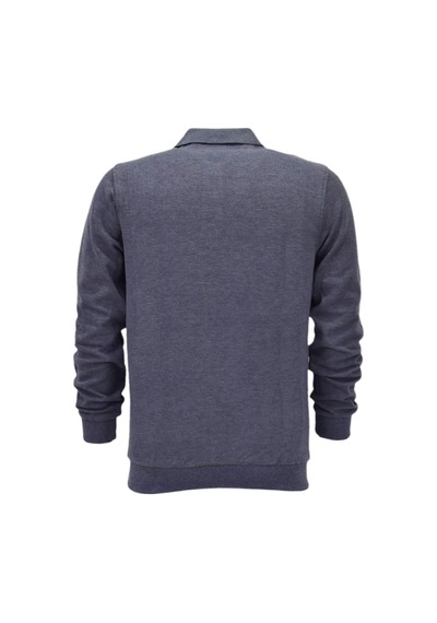 Dynamo Erkek Polo Yaka Cepli Sweatshirt 6857 Bgl-st04024 Bordo