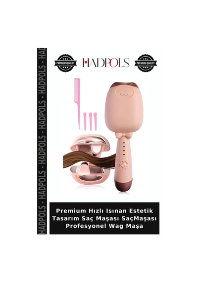 Premium Hızlı Isınan Estetik Tasarım Saç Maşası Saçmaşası Profesyonel Wag Maşa