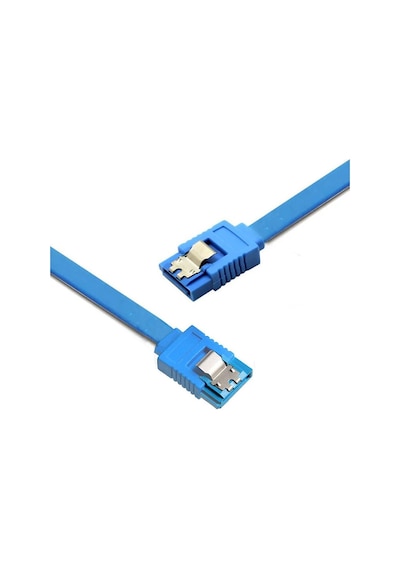 Koodmax Sata 3.0 Data Kablosu Mavi - Sata 3.0 L Tipi Veri Kablo - 2 Adet - 41.5 Cm