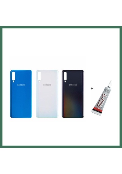 En-cag Samsung Uyumlu A50 A505 Arka Batarya Pil Kapağı Siyah B7 Bss