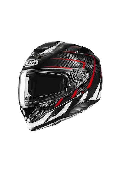 Hjc Rpha71 Carbon Cano Mc1 Kapalı Kask Beyaz - Kırmızı - Siyah