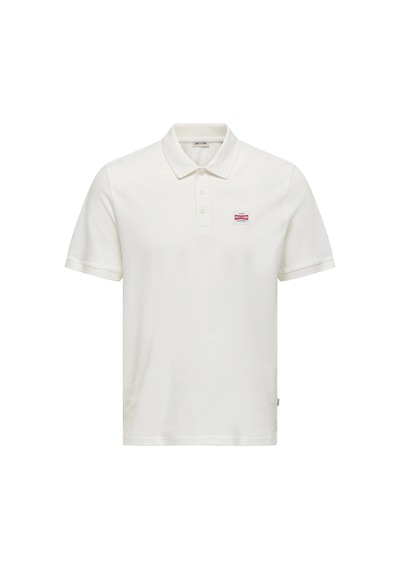 Only & Sons Erkek Polo Yaka T Shirt 22036883 Krem Krem
