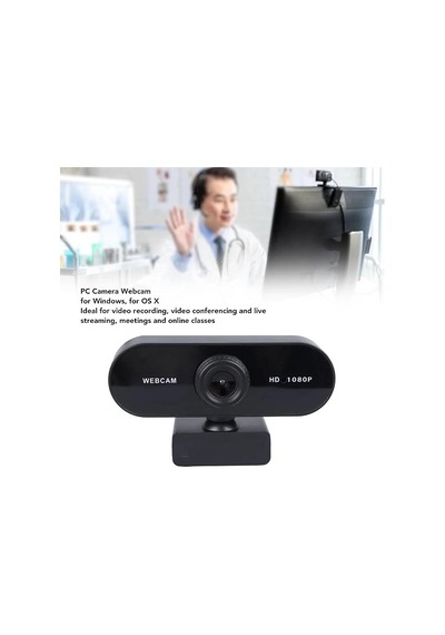 Mep Webcam  Hd 1080p Konferans Kamera Dahili Mikrofon Görüntülü Sohbet Yayın Kamerası Hd Video Najmaddin