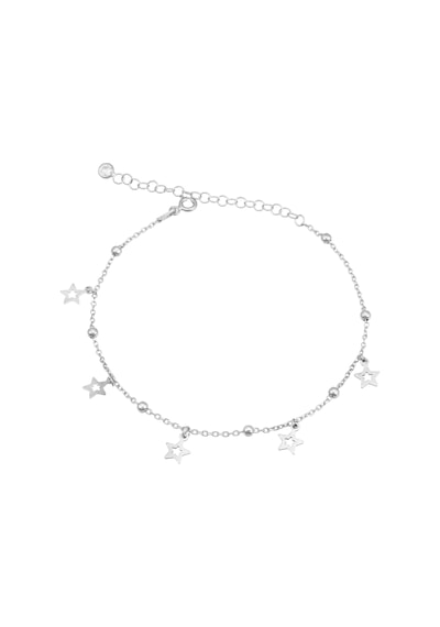 Brezza Lusso Jewelry Yıldız Figürlü Sallantılı Gümüş Kadın Ayak Halhal Gümüş