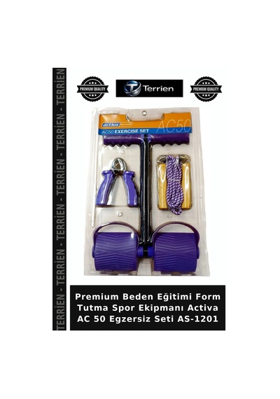 Premium Beden Eğitimi Form Tutma Spor Ekipmanı Activa Ac 50 Egzersiz Seti As-1201 Çok Renkli