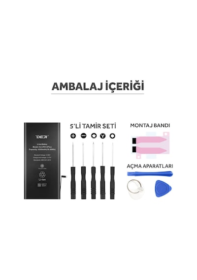 Deji Apple Uyumlu iPhone 14 Plus  Mucize Batarya - Normal Mah Kapasite