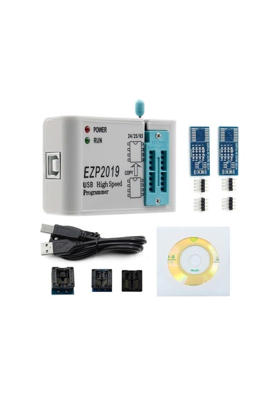 Motorobit Ezp2019+ Eeprom Bios Usb Spi Programlayıcı +3 Çevirici Adaptör