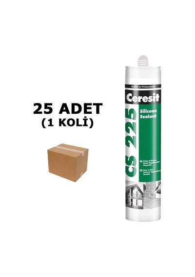 Ceresit Cs 225 Silikon Beyaz 280 Gr 25'li Koli