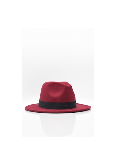 Külah Erkek Fötr Şapka Bordo-Bordo-Standart