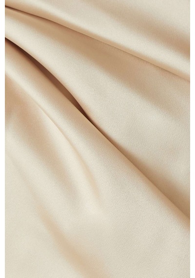 Eegen Studio Şık Off - Shoulder Midi Elbise Toplantılar Için Ideal, Fıtı Tabanlı Tasarım Sarı