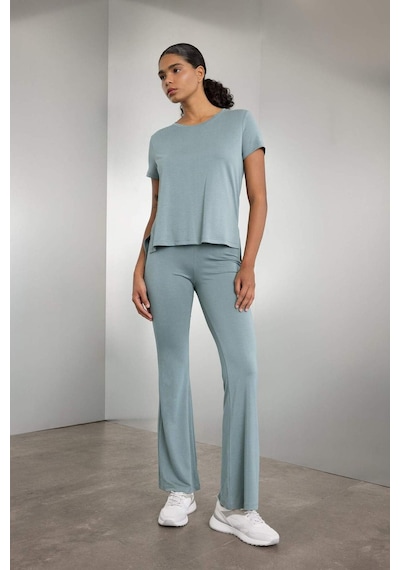 DeFactoFit Modal İspanyol Paça İnce Pantolon C0420AX24SMGN1223