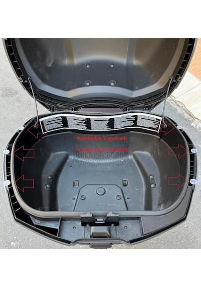 N Max - X Max - Pcx - Adv - Forza Motosiklet Çanta Topcase Ses Kesici Lastik Diğer