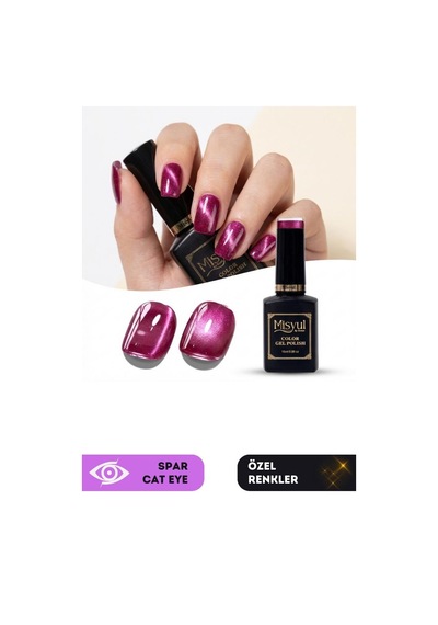 Misyul Uv Led Kalıcı Oje Nail Art 15 Ml Spar Cat Eye Sc09