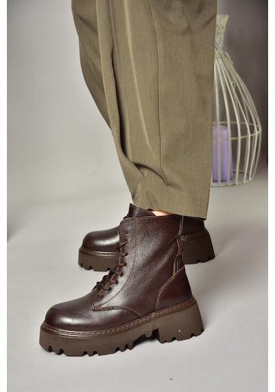 Fox Shoes T380170003 Kahverengi Hakiki Deri Kalın Tabanlı Kadın Bot Kahverengi-hakiki Deri Kahverengi Fox Shoes T380170003 Kahverengi Hakiki Deri Kalın Tabanlı Kadın Bot Kahverengi-hakiki Deri Kahverengi